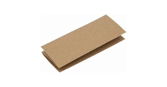 12 feuilles abrasives silex prédécoupées, 93 x 230 mm, grain 150 – Fin – NESPOLI