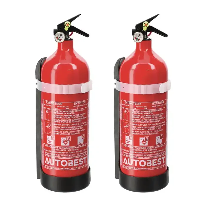 2 extincteurs 2kg