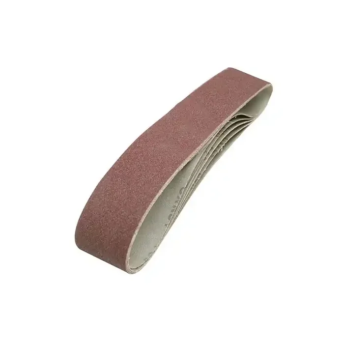 5 bandes abrasives 50x686mm Grain 80 Silverline