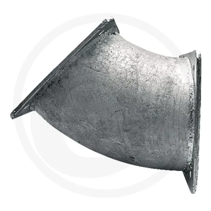 6″ courbure 45°, renforcée – épaisseur de la paroi 4,5mm