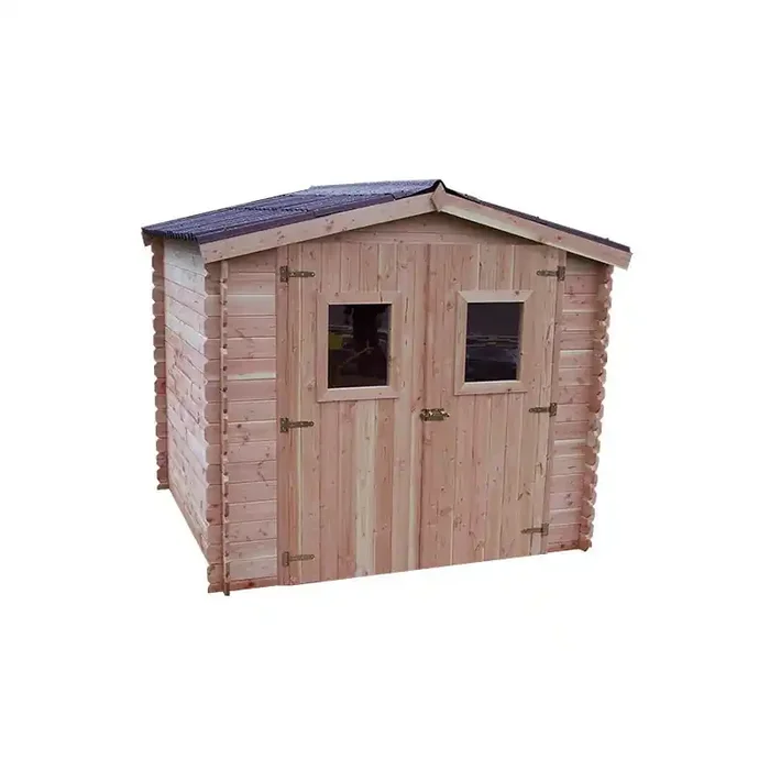 Abri jardin en madriers Douglas 20mm sans plancher 5,32m² DA2421.02N
