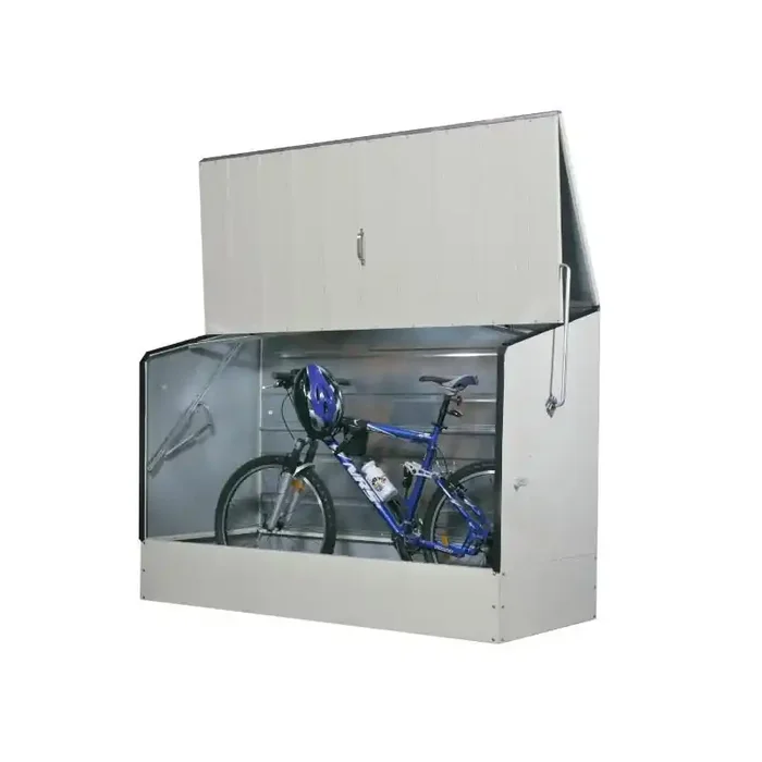 Abri vélos Abrivelos_Crème 1,96×0,89×1,33m crème Trimetals