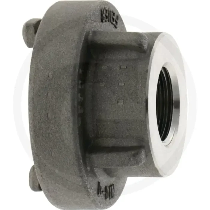 Accouplement fixe avec filetage femelle nw : 75b, espacement des cames 89mm, filetage femelle 3″, acier inoxydable, 2 cames