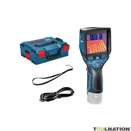 Bosch Bleu 0601083108 GTC 400 C Caméra thermique professionnelle 12V Batterie et chargeur inclus