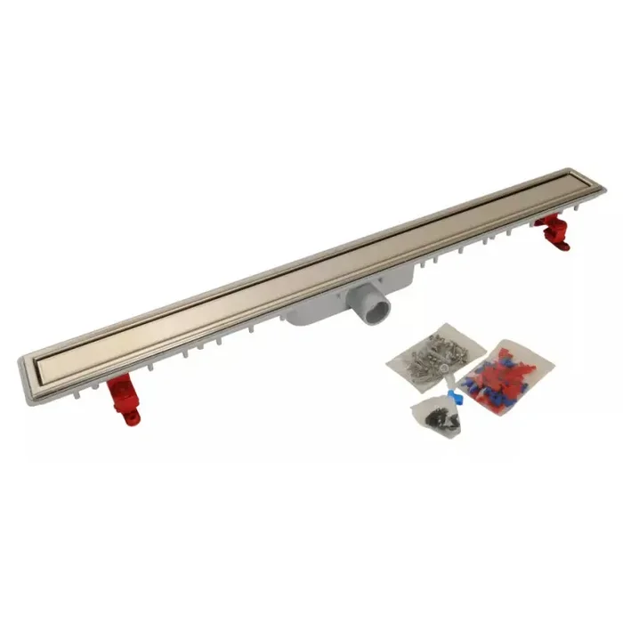 Caniveau de douche Nicoll Docia SICANFH100R 990x95mm D40mm sans natte