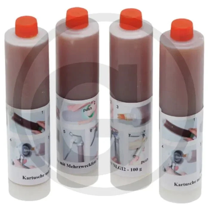 Cartouche de rechange pour pistolet à graisse à pression set de recharge 4x100g de graisse au lithium