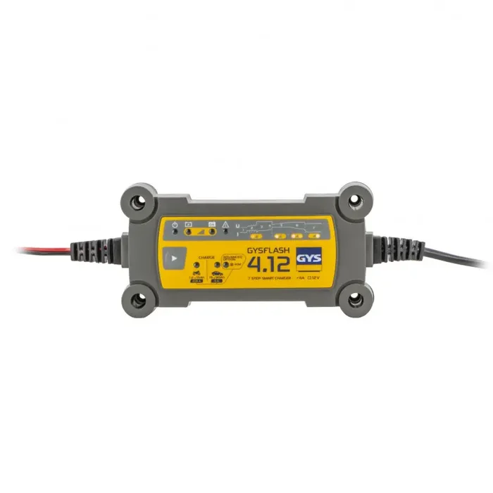 Chargeur batterie Gys GYSFLASH 4.12 12V avec pinces et cosses