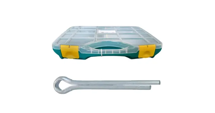 Coffret goupilles fendues AZ blanc, 395 pièces – VISWOOD