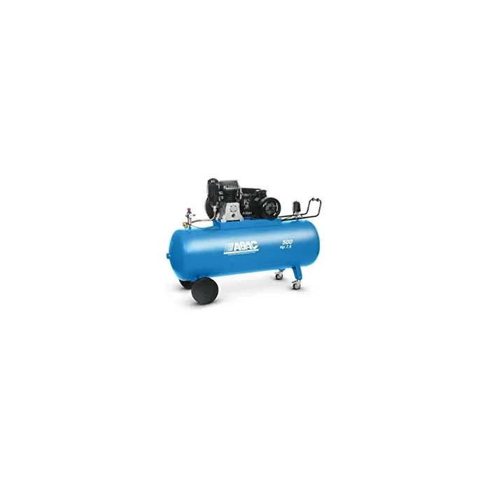 Compresseur pistons bi-étagés 400V Tri 500 L 54m3/h 75 CV roues B6000/