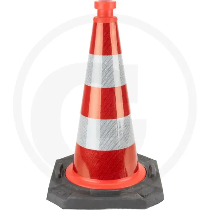 Cône réflexe horizontal horicone 500mm folientyp b – cône de signalisation robuste et réfléchissant