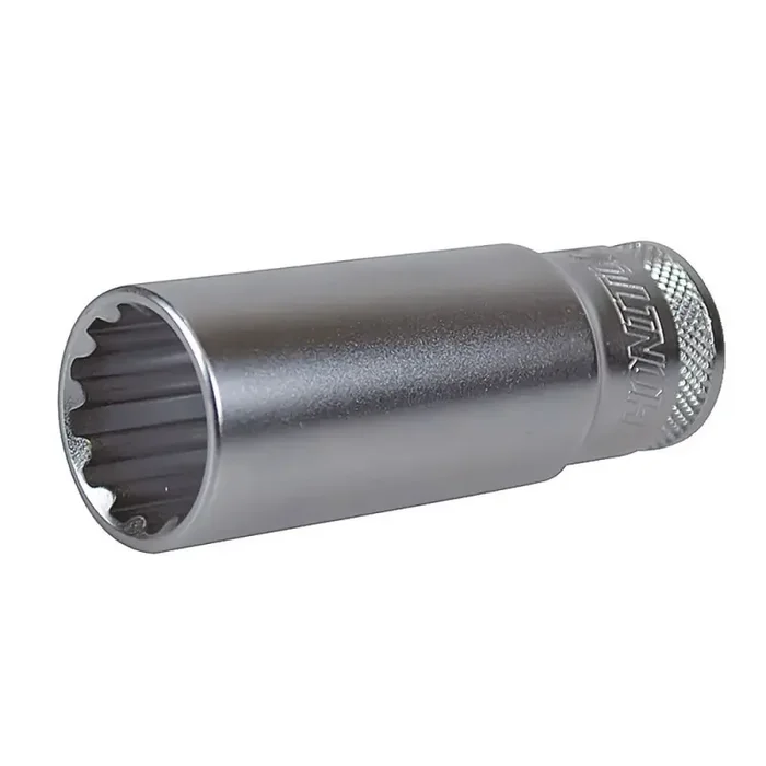 Douille longue 30 mm multi empreinte chrome vanadium