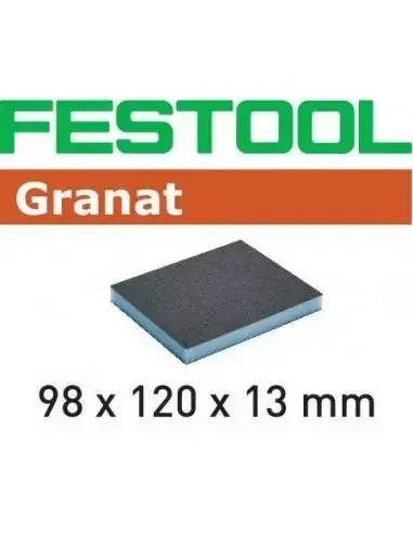 Éponge de ponçage 98x120x13 800 GR/6 – Festool