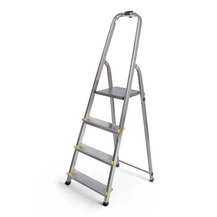 Escabeau 4 marches DURA léger aluminium hauteur plateforme 75cm garantie 5 ans Hoström