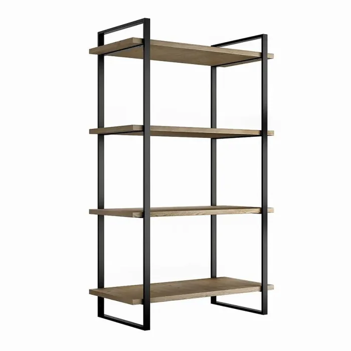 Etagère Emuca Lader avec structure et tablettes hauteur 1150mm noir