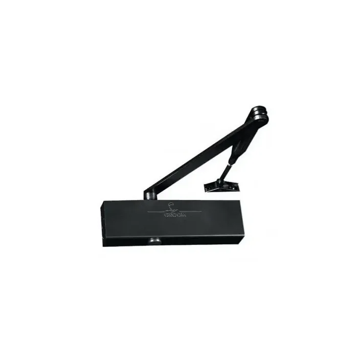 Ferme-porte GR200115 avec frein d‘ouverture bras standard noir
