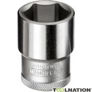 Gedore 1718711 19 36 Clé à douille 1/2&Prime; 6 côtés 36 mm
