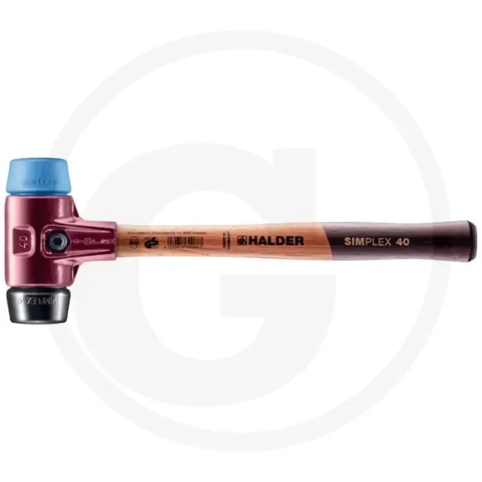 Halder simplex kunststofhamer simplex – kop-Ø 40mm, 640g, lengte 325mm