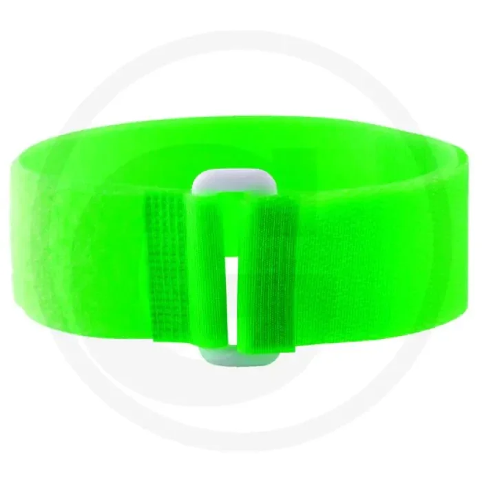 Horizont markeringsband met lus neon groen – breedte 38mm, lengte 410mm