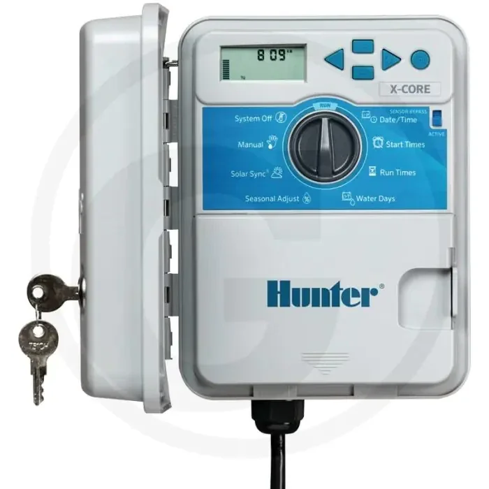 Hunter beregeningscomputer x-core 6 zones – outdoor – 230v/24v