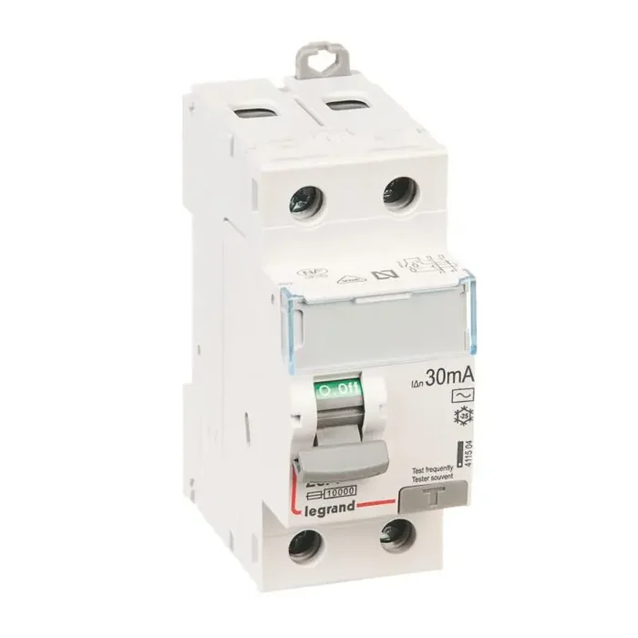 Interrupteur différentiel bipolaire DX³ arrivée haut/départ bas Type A