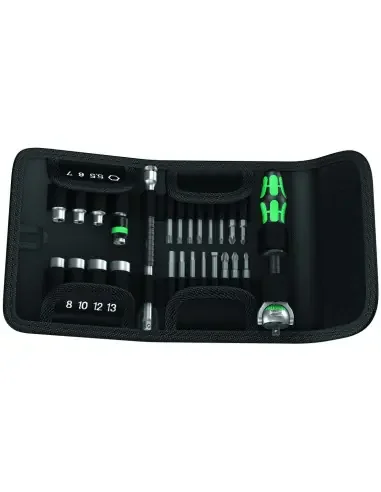 Jeu de cliquet Zyklop Kraftform Kompakt speed 1/4&Prime; (26 pièces) – 05051045001 – Wera