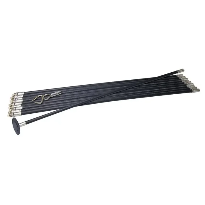Kit de 12 cannes de curage Silverline Lock Rod