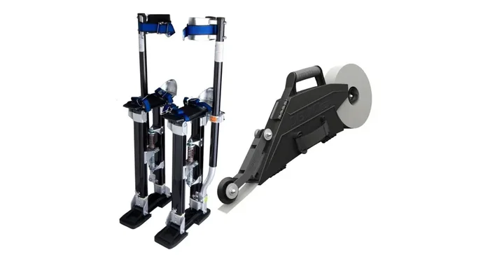 Kit échasses magnésium KRTools + banjo Zunder Delko Tools – Échasses réglables 60 à 101 cm