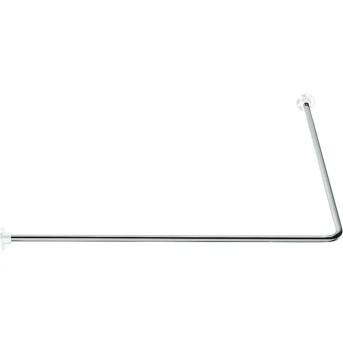 Kit porte-rideau d‘angle en acier 100 x 100