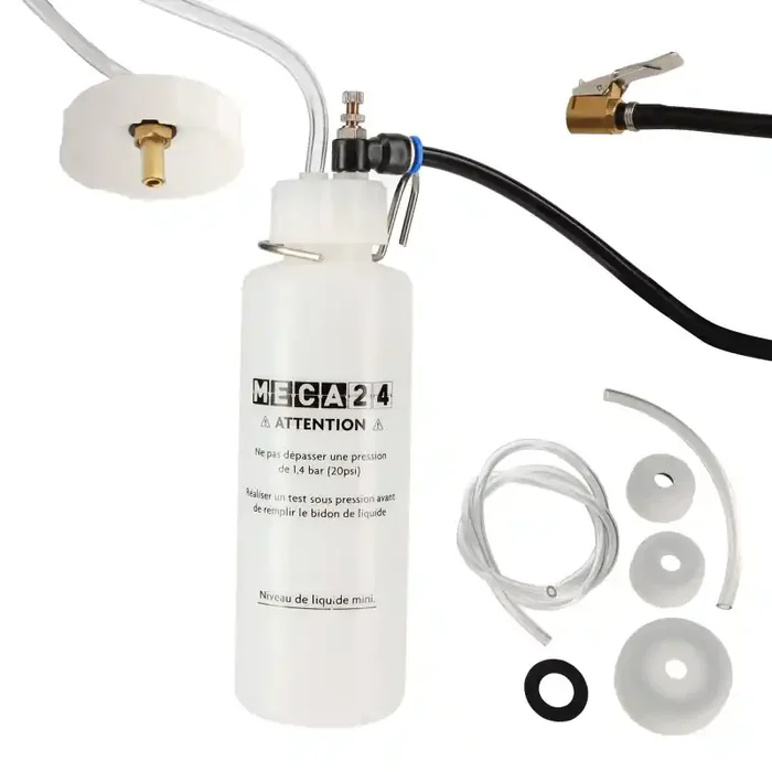 Kit purgeur de frein et d‘embrayage automatique – purgeur frein automatique – purge embrayage – Compatible tous véhicules