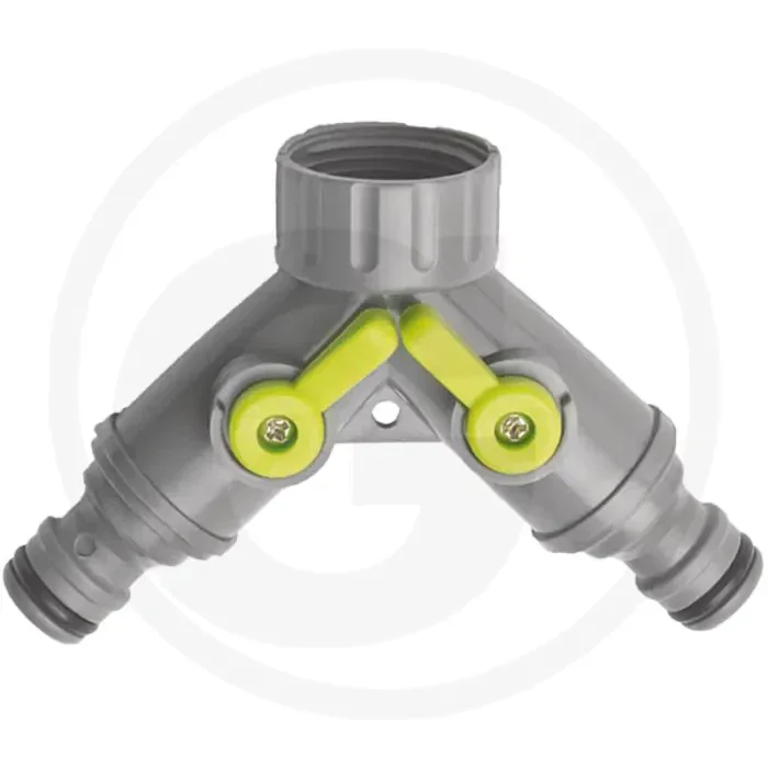 Kraanaansluiting 2-weg met afsluitkranen 3/4&Prime;
