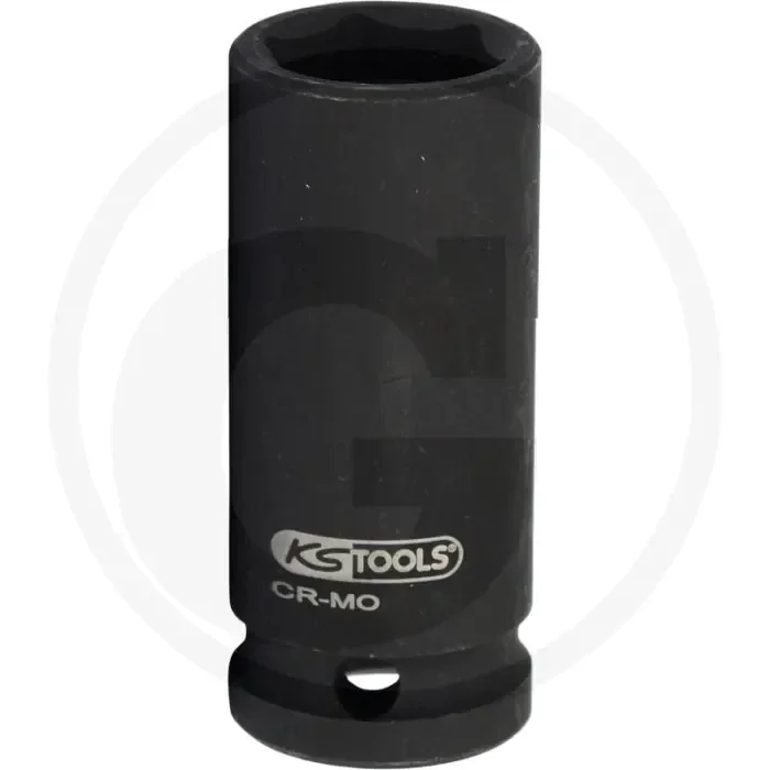 Ks tools 1.1/2″ sechskant-kraft-stecknuss, lang, 95mm – chrom-molybdän stahl, din 3129/iso 2725-2
