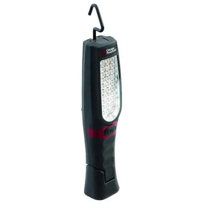 Lampe d‘atelier rechargeable 30 leds 55 lumens prise britannique CP800