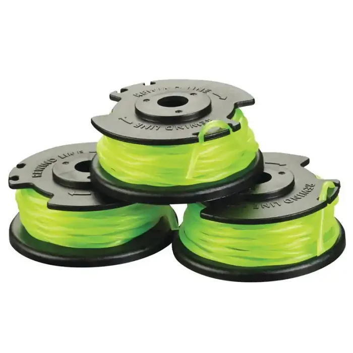 Lot 3 bobines simple fil torsadé RAC143 D2mm pour coupe-bordures Ryobi