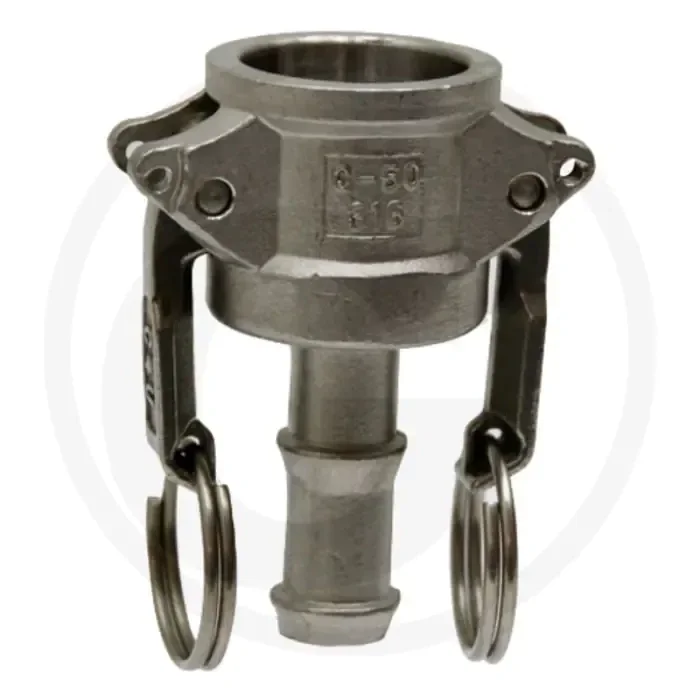 M-deel type: c roestvrijstaal nw 1 25mm 16 bar camlock