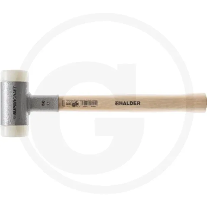 Marteau en plastique Halder supercraft – tête Ø 50mm, 990g, 370mm