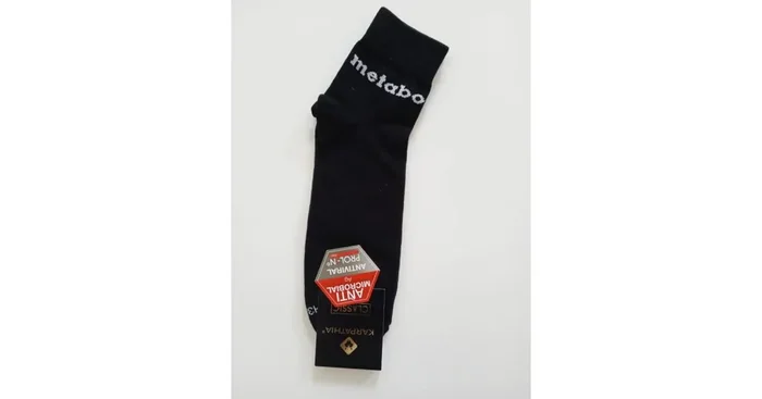METABO Chaussettes à usage régulier noir taille 39-42 METPON-C-39-42