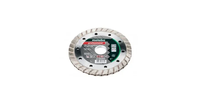 METABO Disque à fraiser diamanté, 125 x 6 x 22,23 mm, « PROFESSIONAL », « UP-TP » 624304000