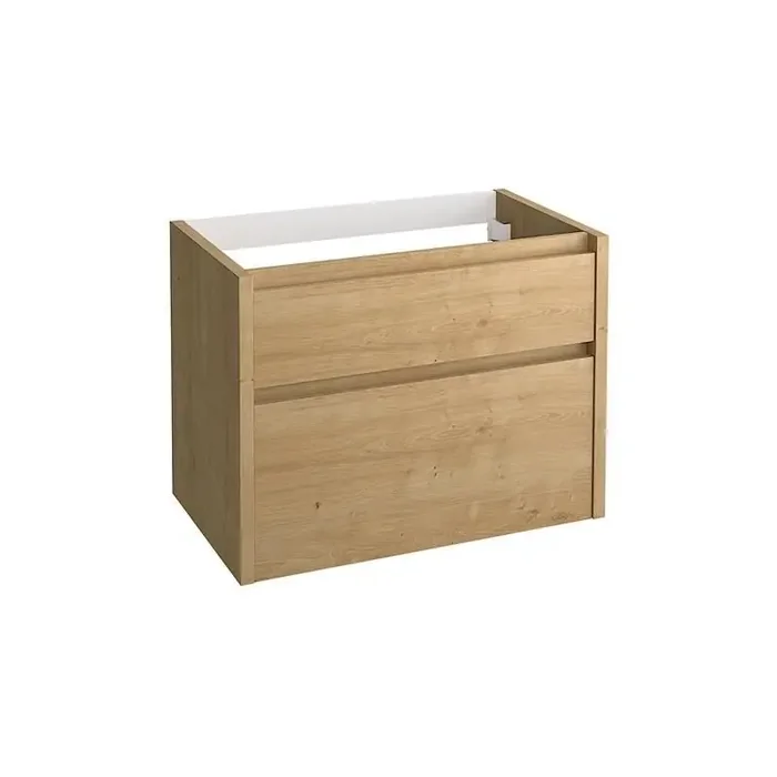Meuble sous-plan 80 cm couleur chêne arlington 2 tiroirs ASTON