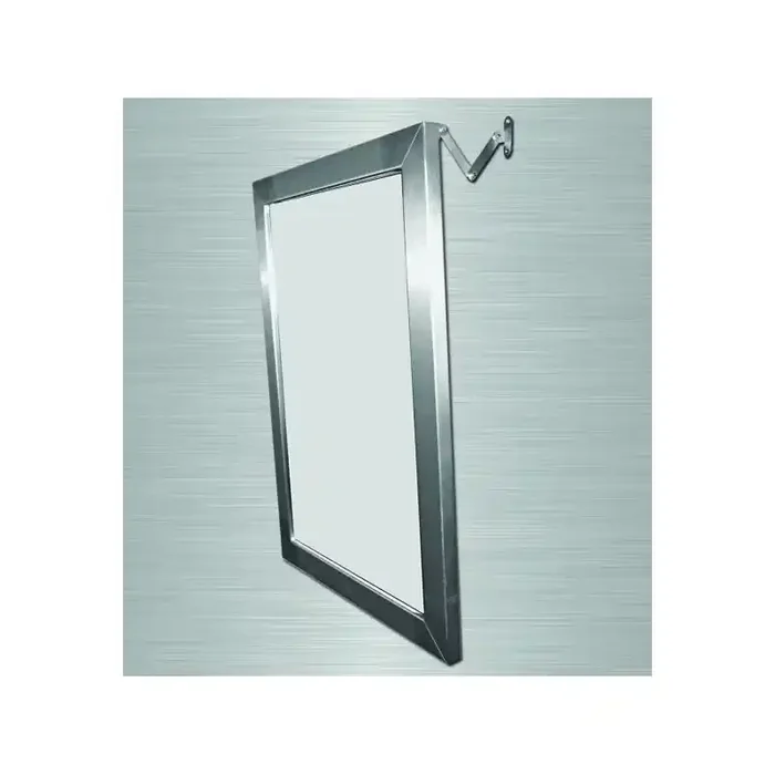 Miroir inclinable en inox 700x500x180mm (Accessibilité PMR)