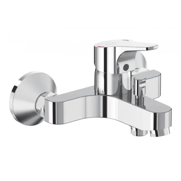 Mitigeur bain-douche mural Ulysse entraxe 150mm chromé Cartouche Diam