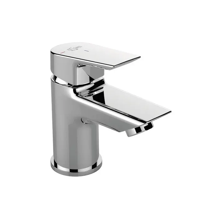 Mitigeur lavabo monotrou Piccolo avec tirette et vidage bonde métal ch