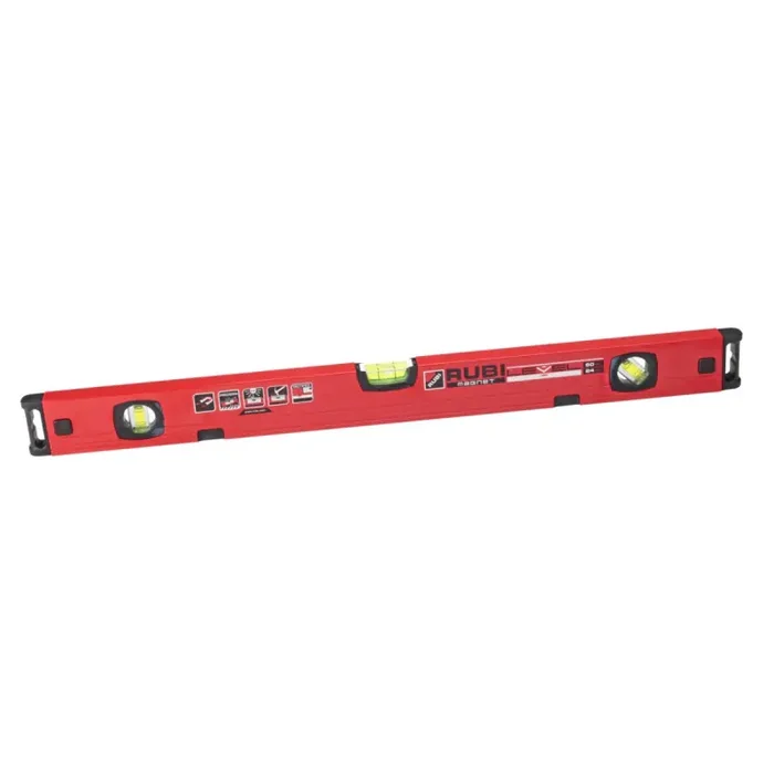 Niveaux Rubi RUBILEVEL MAGNET 60cm en alu rectifié avec trois bulles