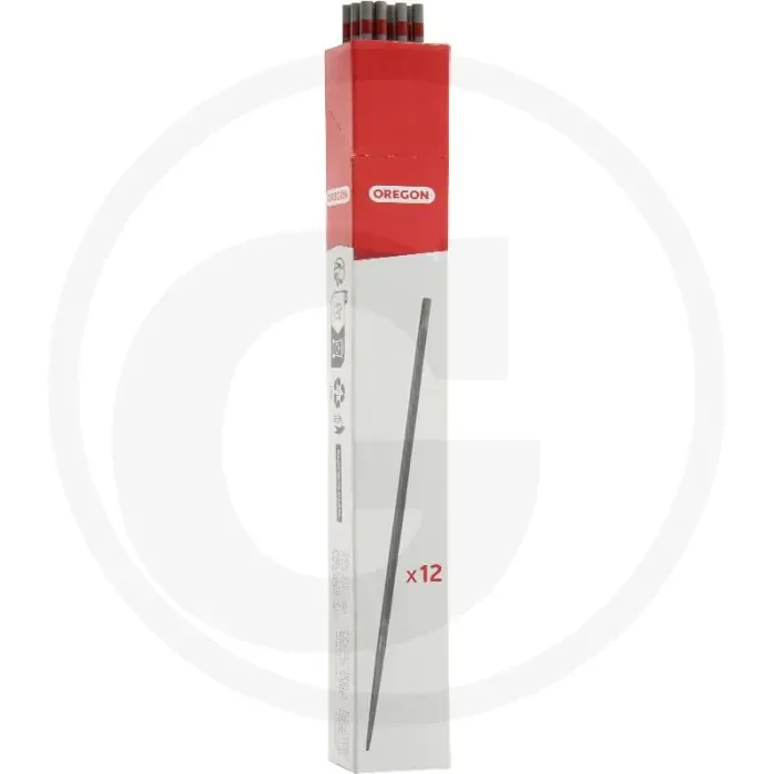 Oregon oregon kettensägenfeile im 12er-masterpack – rundfeile 4,0mm Ø