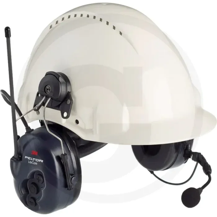 Peltor gehoorbeschermer litecom™ pulse gehoorbeschermingsradio lcp3, radio voor de pmr-band (446 mhz-band) – helmmontage