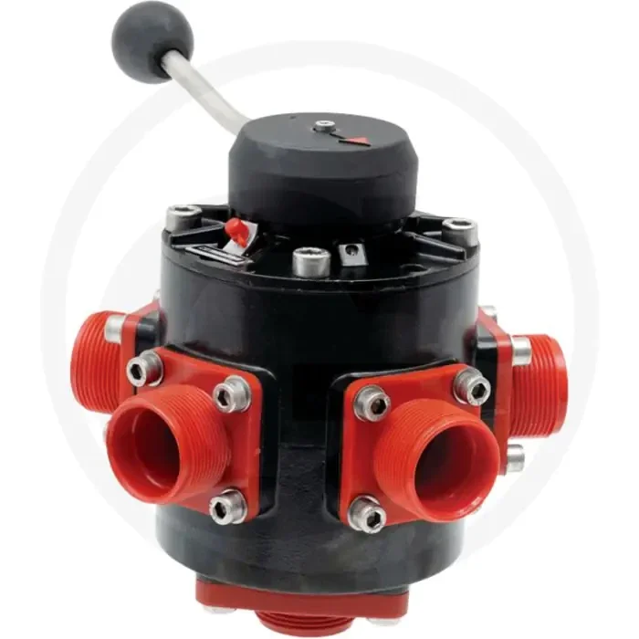 Polmac polmac 6-weg kogelkraan 1 1/2&Prime; – flensuitvoering q95/q65