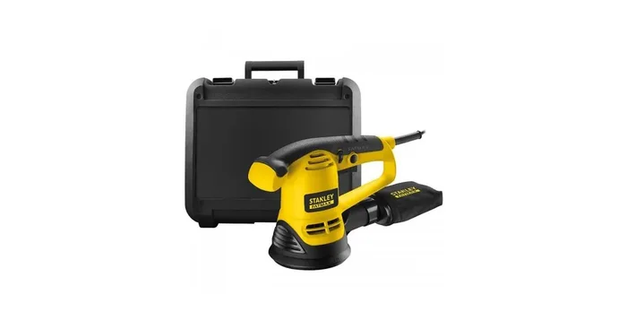 Ponceuse orbitale aléatoire STANLEY 125 mm 480 W – emballée dans un coffret FME440K