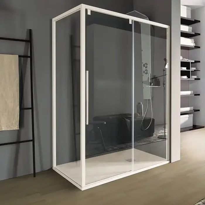 Porte douche coulissante 2 panneaux 147-151cm Gauche ACRUX