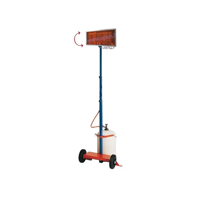 Radiant gaz mobile GT 18 CA 3600 à 8200W avec chariot Splus