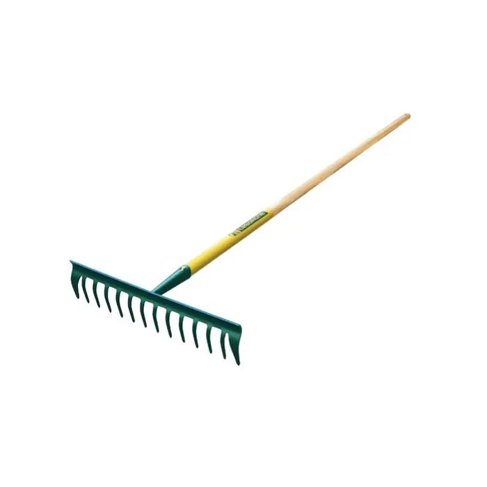 Râteau Leborgne DUOPRO dents courbes manche bois 150cm