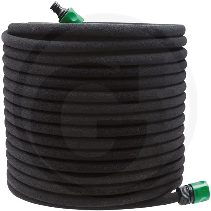 Rehau rehau sweat hose set 50m black for flower and vegetable beds